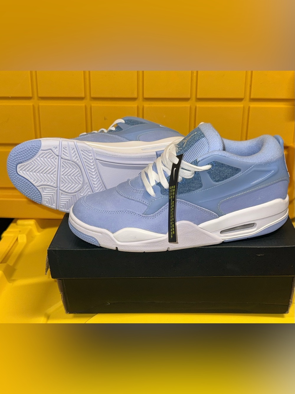 Air Jordan 4 RM Cobalt Bluejean colorway size 7y or 8.5 women